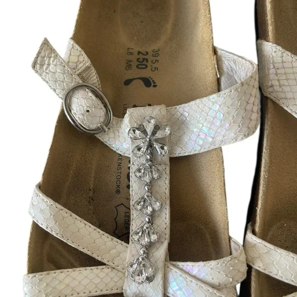 Birkenstock Betula Tango Sandal w. Jewels Size F/8 - Picture 2 of 5